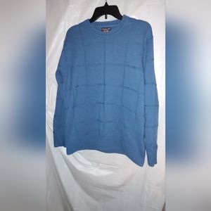 Colours by Alexander Julian, Blue Men's Sweater, Large Pre-owned Cozy Vintage